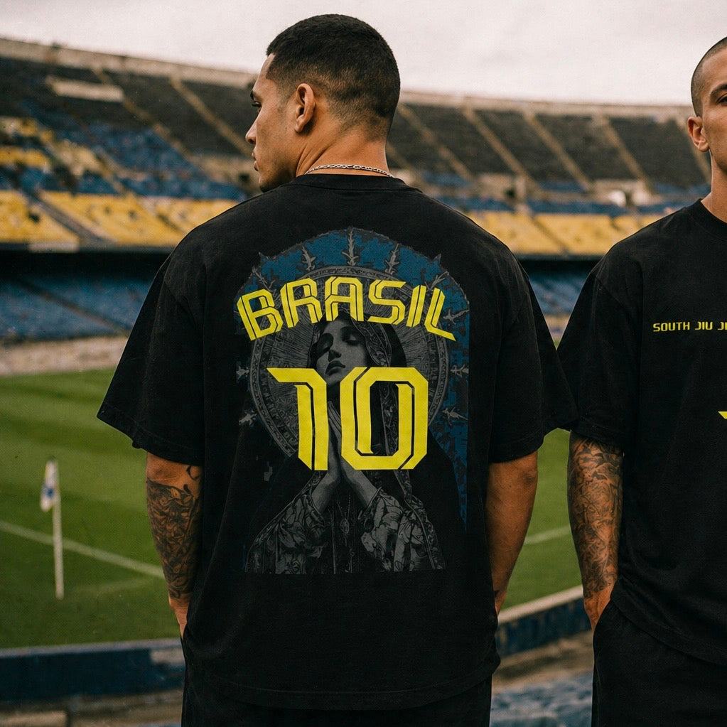 CAMISETA OVERSIZED JIU JITSU - BRASIL 10