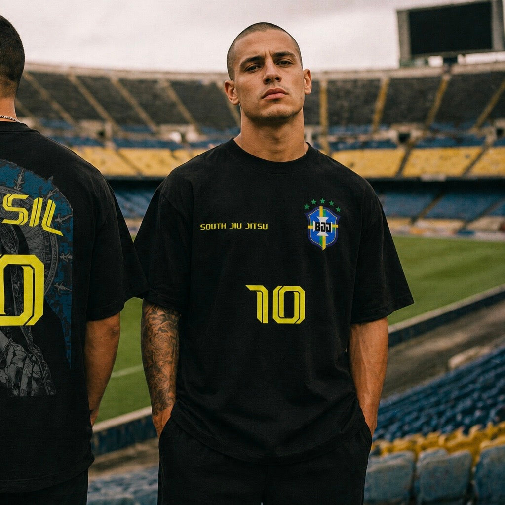 CAMISETA OVERSIZED JIU JITSU - BRASIL 10