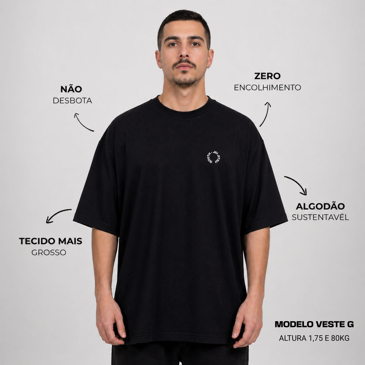 CAMISETA OVERSIZED SOUTH GRIP