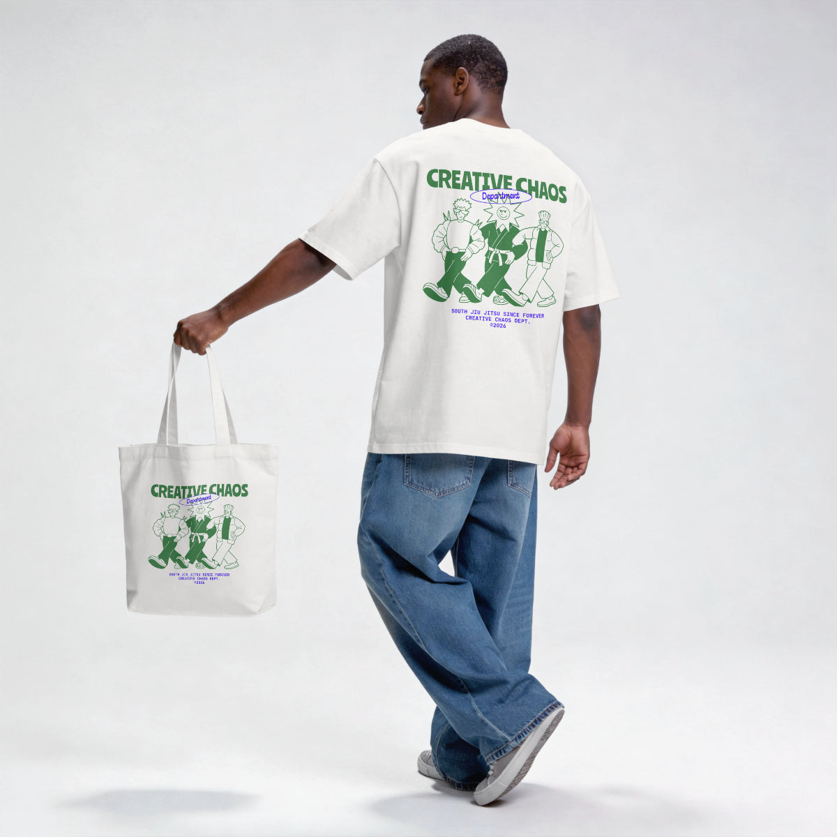 CAMISETA OVERSIZED CREATIVE CHAOS