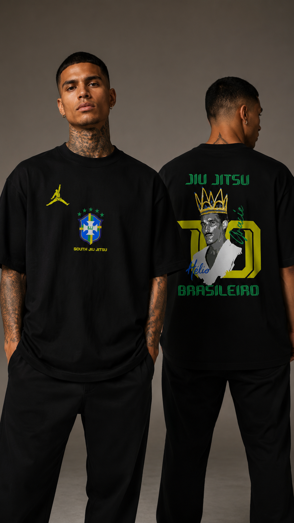 CAMISETA OVERSIZED JIU JITSU - O REI
